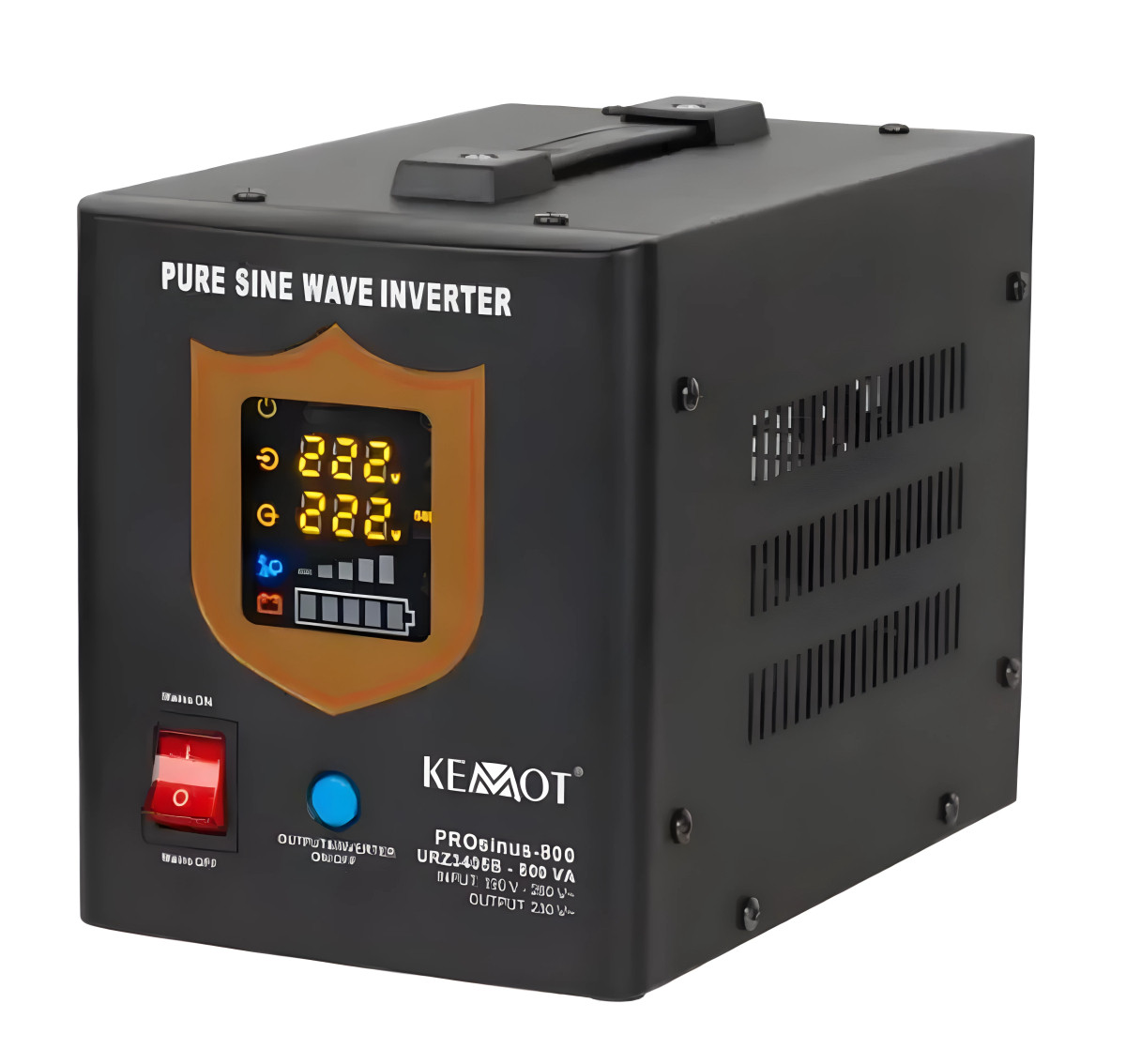 Гібридний ДБЖ/інвертор KEMOT PROsinus-800 500 Вт, Джерело безперебійного живлення, фото 1