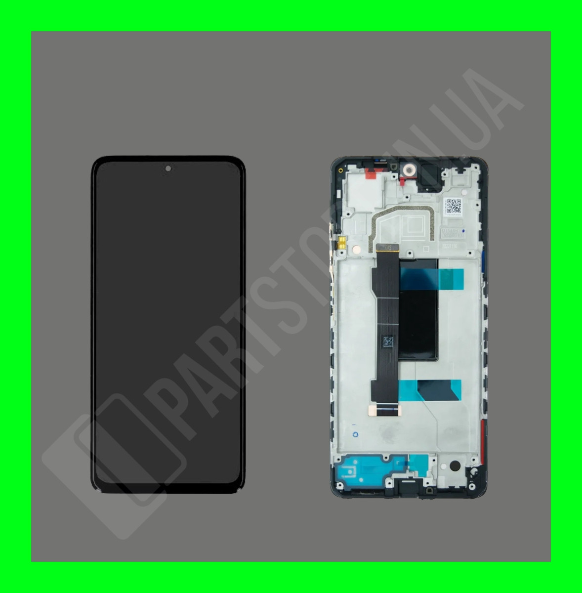 Дисплей Xiaomi Redmi Note 12 Pro 5G із сенсором та рамкою, чорний (OLED, оригінальні комплектуючі)