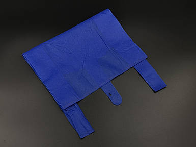 Еко сумка спанбонд. Цвет Синий. 34х55см