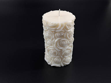 Свічка соєва Весільна "Букет" 10,5см 290 грам