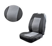 Майки передні   1 +1 Темно-сірі АвтоСвіт на поролоне, з підголовником