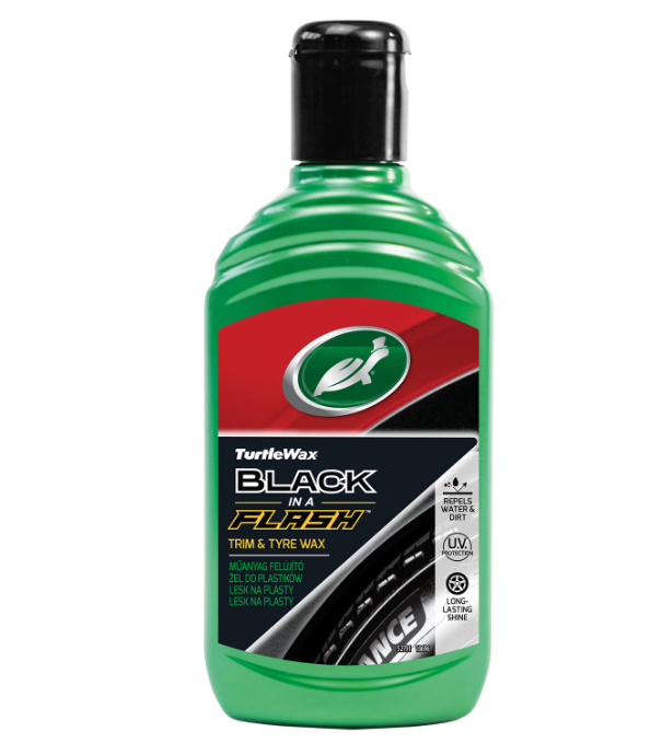 Поліроль реставратор для пластику TURTLE WAX Black Flash 300 мл