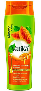 Шампунь Vatika Зволожувальний (200gm) із солодким мигдалем для сухого, кучерявого та жорсткого волосся
