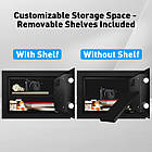 Електронний сейф Royalty Line SBO9207 — 27 л, 32×40×34 см, код 3–8 цифр, 2 аварійні ключі, 4 батарейки AA, фото 3