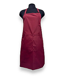Фартух для майстрів, бордовий