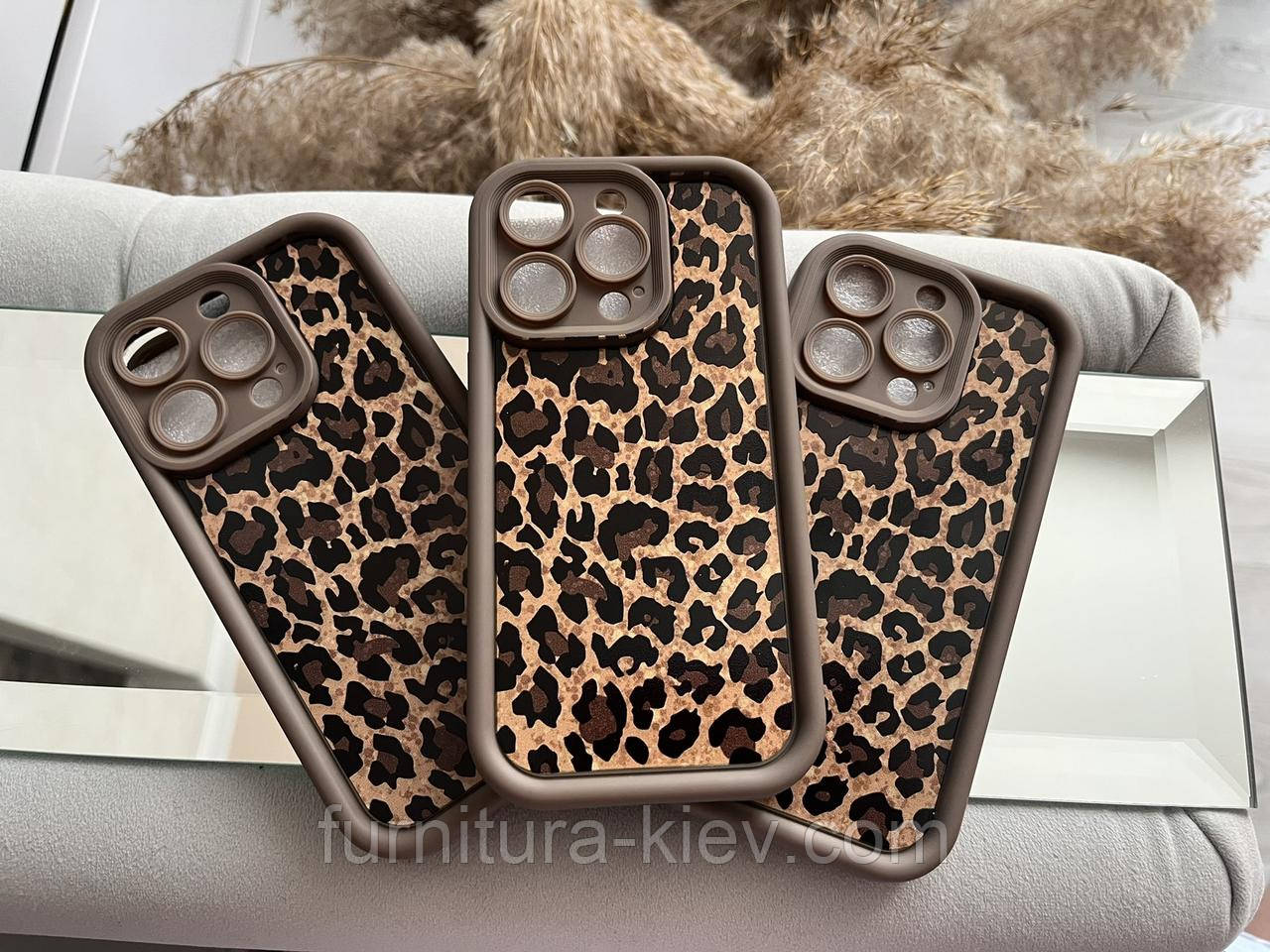 Чохол леопардовий протиударний на iPhone14 pro