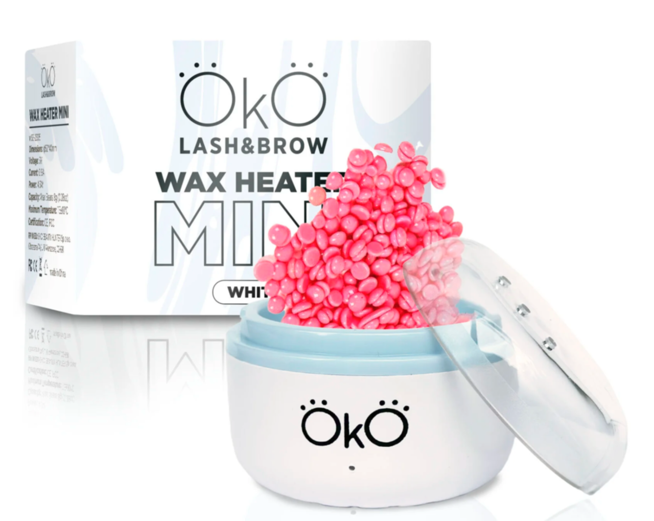 Воскоплав для банки OKO Mini Wax Heater, білий