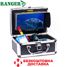 Підводна камера для риболовлі кольорова відеовудочка для риболовлі Ranger Lux Case 30m 7″ батарея 4500 mAh