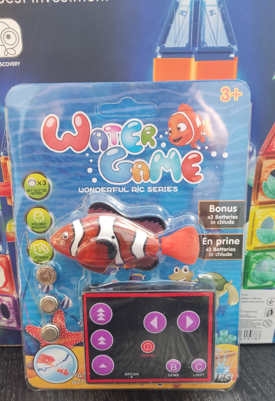 Водная игра рыбка рибка на радиоуправлении плаває світиться nano fish швидка відправка