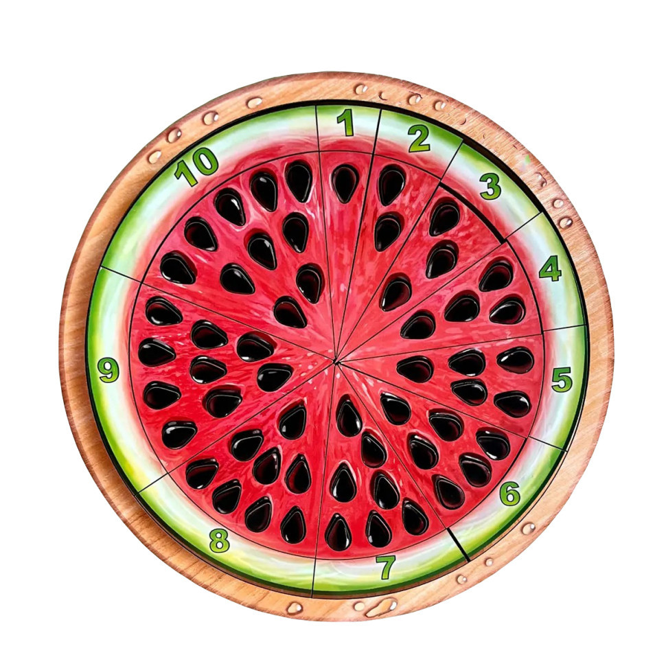 Дерев'яний пазл-сортер "Арбуз - 2" (ПСД171) PSD171, фото 1