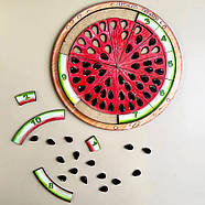 Дерев'яний пазл-сортер "Арбуз - 2" (ПСД171) PSD171, фото 2