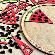 Дерев'яний пазл-сортер "Арбуз - 2" (ПСД171) PSD171, фото 3