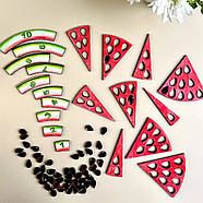 Дерев'яний пазл-сортер "Арбуз - 2" (ПСД171) PSD171, фото 5