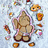 Дерев'яний пазл-вкладиш "Новорічне печиво" (ПСФ149) PSF149, фото 3