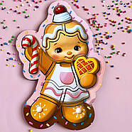 Дерев'яний пазл-вкладиш "Новорічне печиво" (ПСФ149) PSF149, фото 4