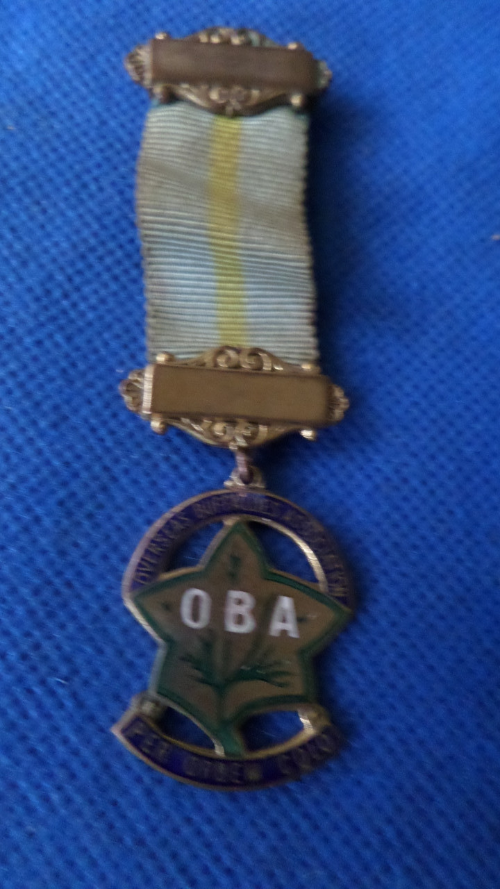 Медаль масонська латунь, ємаль No044, фото 1