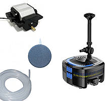 Комплект обладнання для ставка до 8000 л (Компресор + фільтр-стерилізатор)