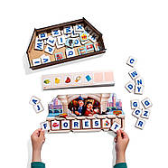 Дерев'яна дитяча розвивальна гра "Ребус" (ПСД256) PSD256 ENG, фото 2