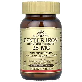 Gentle Iron 25 мг Solgar 90 капсул
