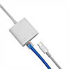 Переходник адаптер USB Type-C - RJ45 LAN Ethernet + PD, White, фото 6
