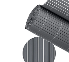 Огорожа ПВХ двостороння 120х500см сіра Garden Rosa