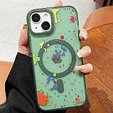 Чохол TPU+PC Flush with MagSafe для Apple iPhone 14 (6.1") у дизайні: Dark green, фото 2