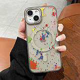 Чохол TPU+PC Flush with MagSafe для Apple iPhone 14 (6.1") у дизайні: Titanium grey, фото 2