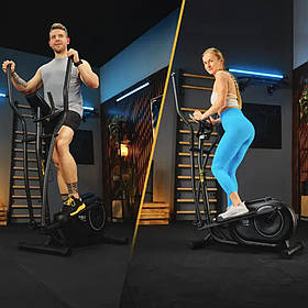 Орбітрек магнітний для дому Trex Sport TX-400CT Dash магнітний чорний. Еліптичний тренажер для дому