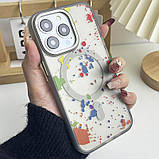 Чохол TPU+PC Flush with MagSafe для Apple iPhone 14 Pro (6.1") у дизайні: Titanium grey, фото 2