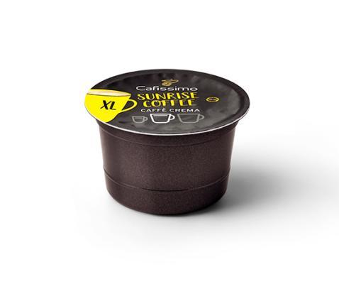 Поштучно кава в капсулах Tchibo Caffitaly Cafissimo Caffe Crema XL Sunrise Yellow 10 шт. м'яка кремова кава