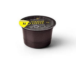 Поштучно кава в капсулах Tchibo Caffitaly Cafissimo Caffe Crema XL Sunrise Yellow 10 шт. м'яка кремова кава