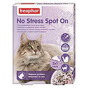 Beaphar No Stress Spot On Cat краплі для зняття стресу і корекції поведінки у котів, 3 піпетки (13913)