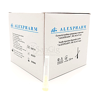 Голка ін'єкційна одноразова стерильна "Alexpharm", 30 G (0,3*13 мм)
