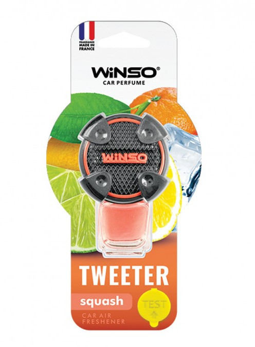Освіжувач повітря WINSO Tweeter, на дефлектор, 8мл., Squash (24шт/ящ.)