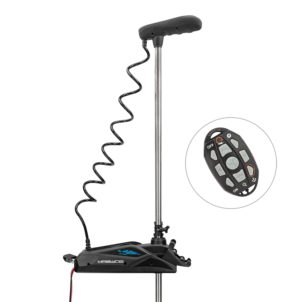 Човновий електромотор Haswing CaymanB 80Lbs GPS чорний. Купити електромотор для човна