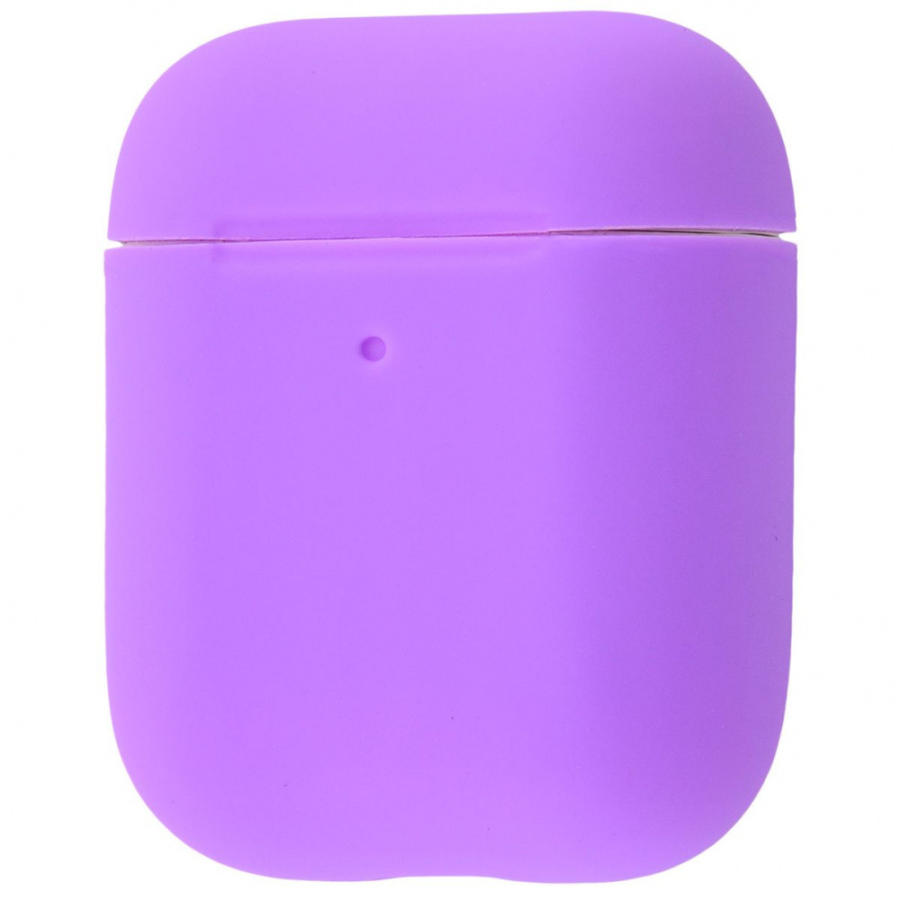 Чехол Silicone Case Slim for AirPods 2 purple, фото 1