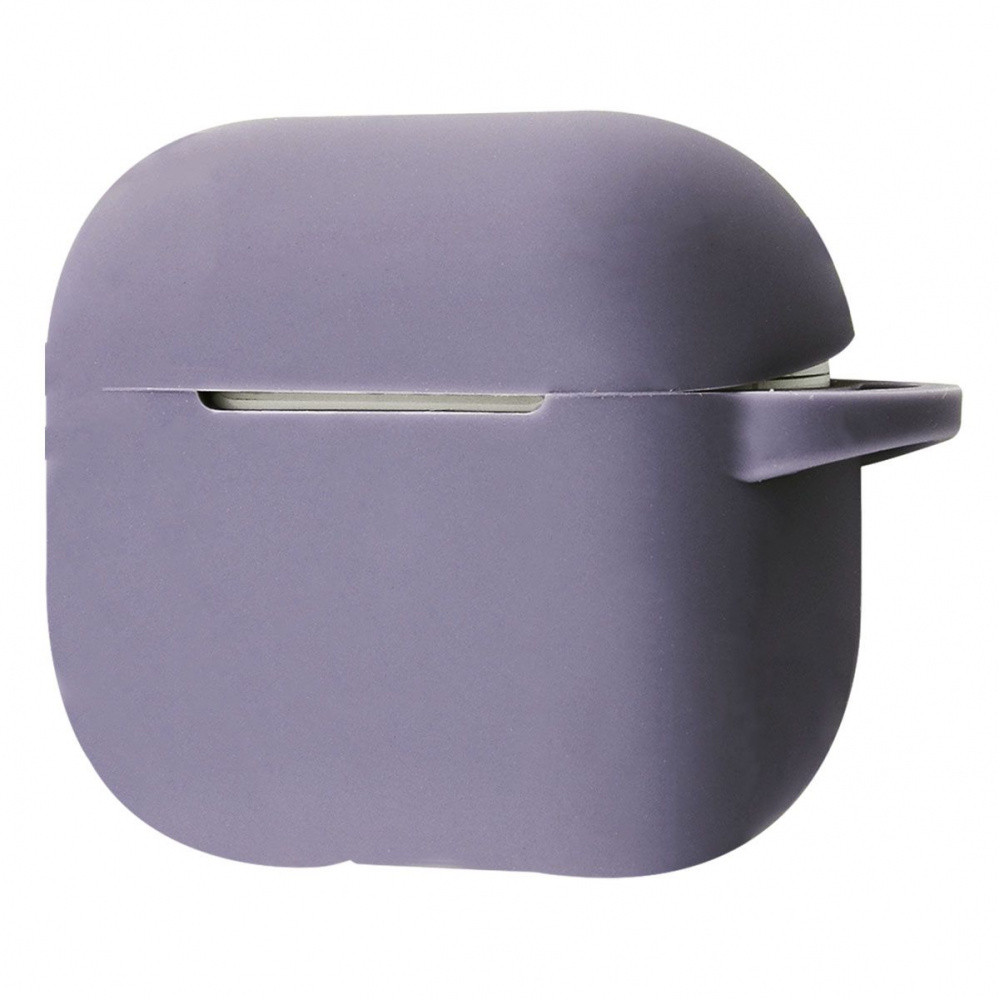Чехол Silicone Shock-proof case for Airpods 3 lavender gray, фото 1