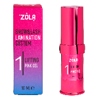 Состав №1 для ламинирования ресниц и бровей ZOLA COLOR LAB LIFTING PINK GEL