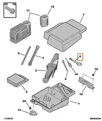 Гак буксирувальний (фаркоп) Fiat Ducato, Peugeot Boxer, Citroen Jumper 4 (2014-...), 1348135080, 674417