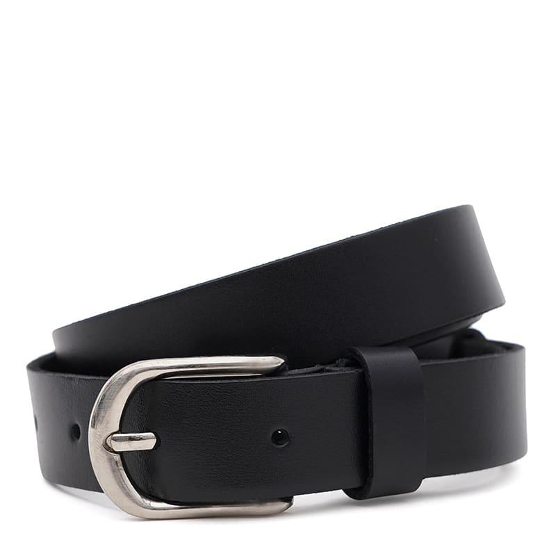Жіночий шкіряний ремінь Borsa Leather 110v1genw75-black
