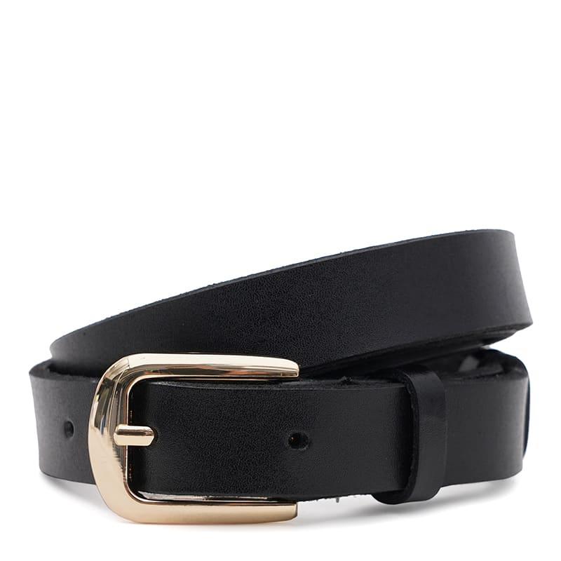 Жіночий шкіряний ремінь Borsa Leather 100v1genw73-black
