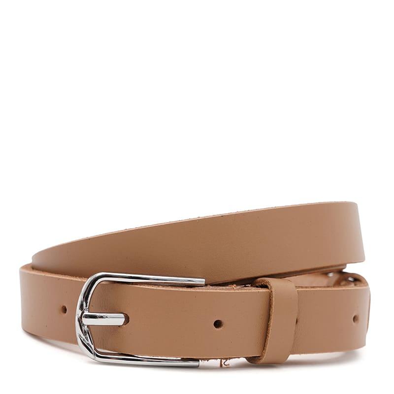 Жіночий шкіряний ремінь Borsa Leather 110v1genw72-caramel