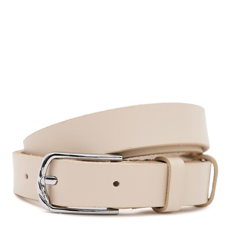 Жіночий шкіряний ремінь Borsa Leather 100v1genw70-h.beige