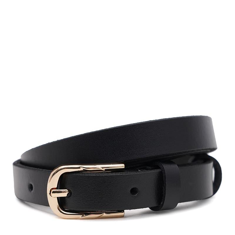 Жіночий шкіряний ремінь Borsa Leather 100v1genw64-black