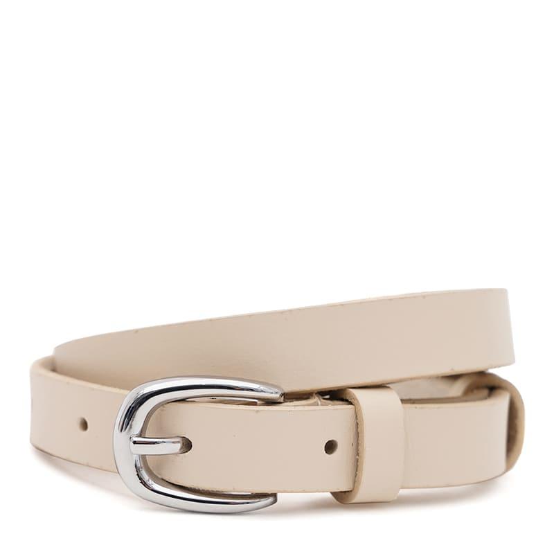 Жіночий шкіряний ремінь Borsa Leather 110v1genw61-h.beige