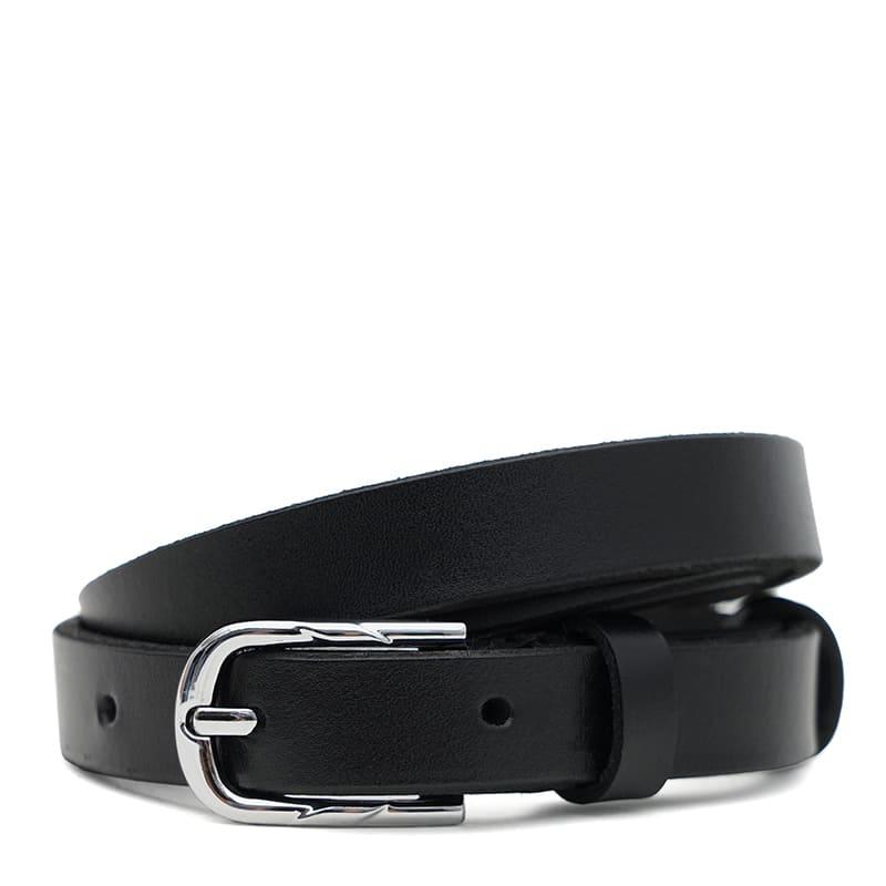 Жіночий шкіряний ремінь Borsa Leather 110v1genw59-black