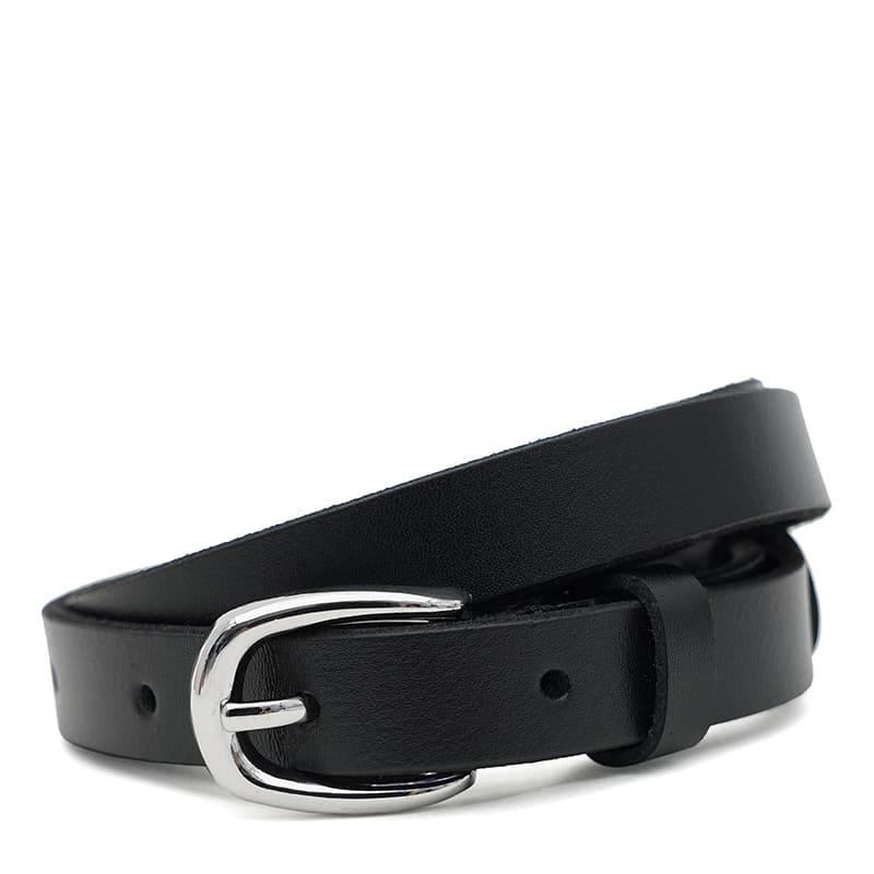 Жіночий шкіряний ремінь Borsa Leather 100v1genw54-black