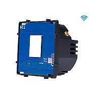 Подвійний вимикач з WiFi + BLE 1DAL | (1+2 сенсора) Сірий Скло, З нулем (G157D-SW1G2G.WF.GR), фото 4