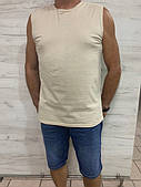 Безрукавки бежевого кольору р.46-60