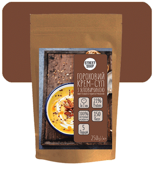 Гороховий з яловичиною крем-суп Street Soup 250 г